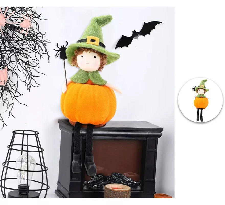 Translation missing: it.Adorno Muñeco Calabaza Sentado 16 cm