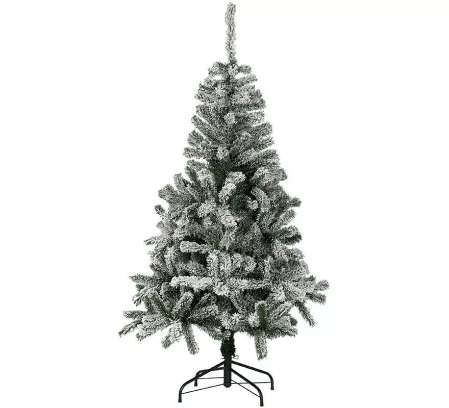 Translation missing: it.Árbol de Navidad Nevado Alaska con Pie de Metal de 120 cm