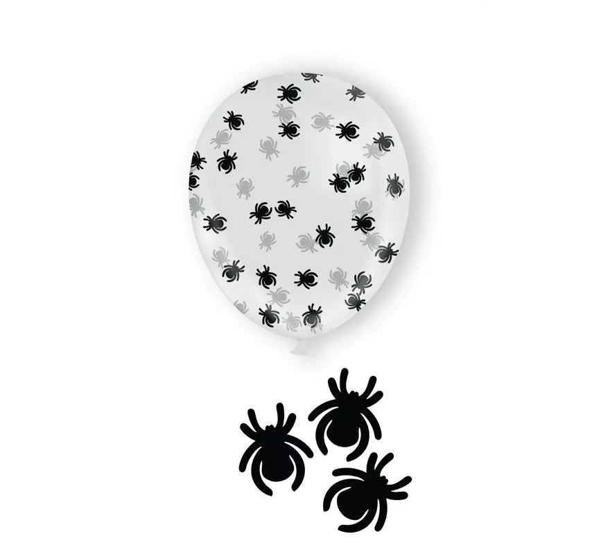 Translation missing: it.Bolsa 10 Globos con Confeti Araña