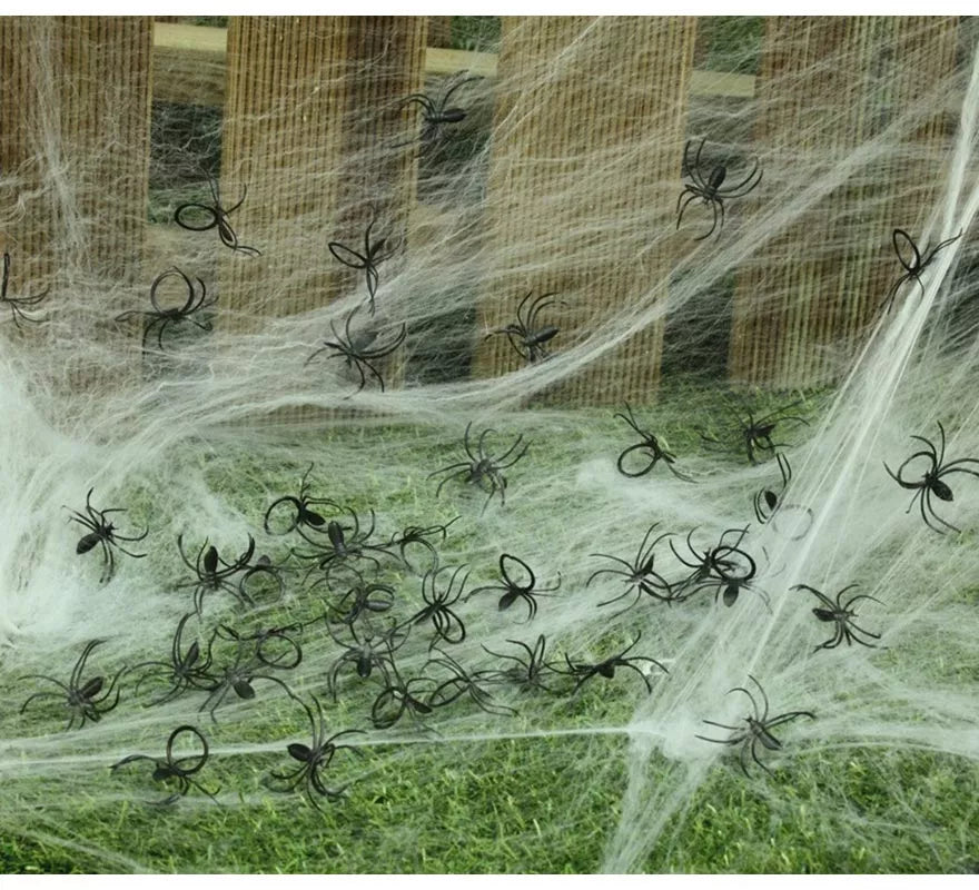 Translation missing: it.Bolsa con 25 Arañas pequeñas para decorar Halloween