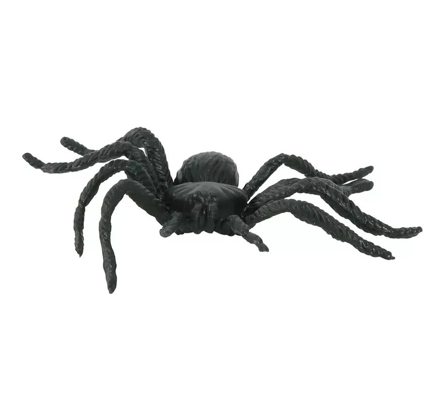 Bolsa con 8 Arañas 6 cm. para decorar en Halloween