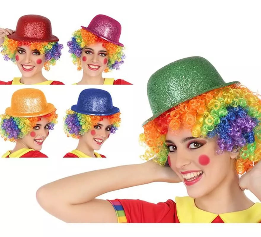 Translation missing: it.Bombín de Payaso con Purpurina en 5 colores