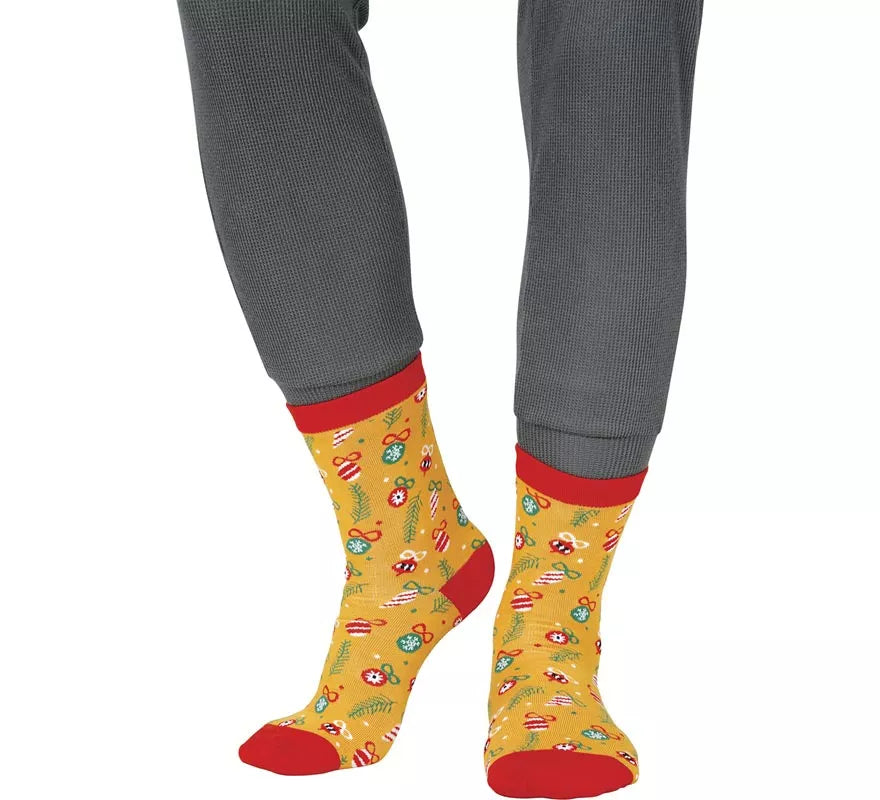 Translation missing: it.Calcetines Navideños Adornos y Hojas en números del 22 al 48