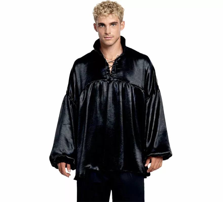 Translation missing: it.Camisa Negra Medieval o Pirata para hombre