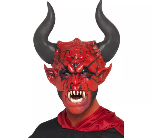 Careta de Lord Demonio con cuernos