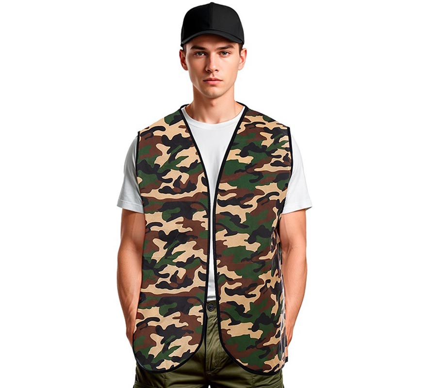 Translation missing: it.Chaleco Militar Camuflado adulto