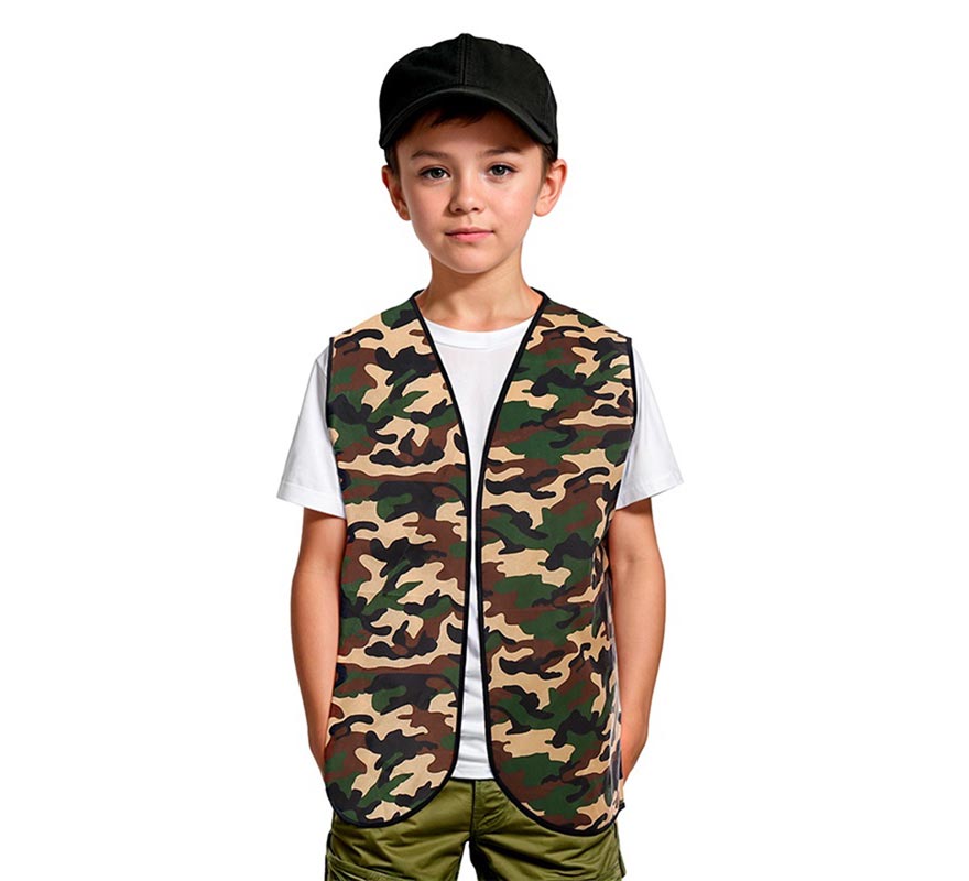 Translation missing: it.Chaleco Militar Camuflado infantil