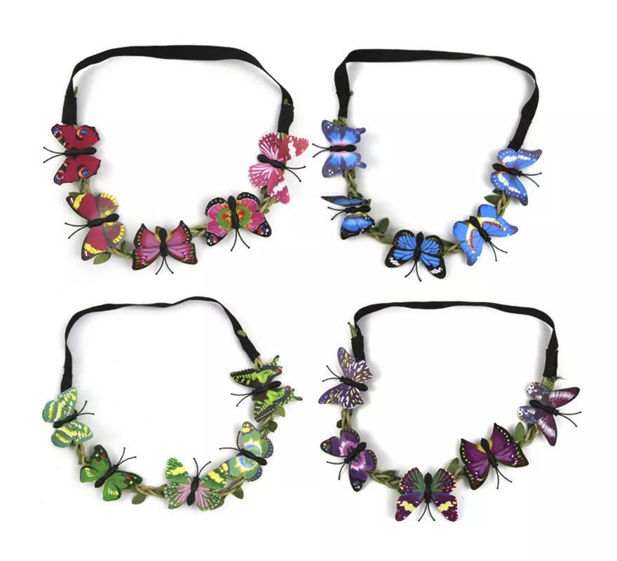 Translation missing: it.Cinta de Pelo con Mariposas en colores surtidos
