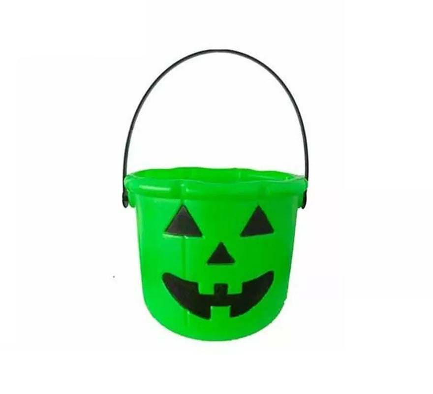 Cubo Calabaza Halloween de 20 cm en varios colores