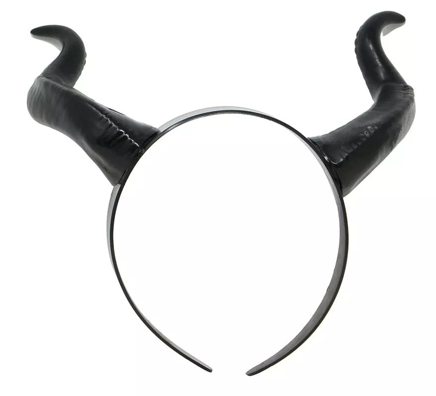 Translation missing: it.Diadema de Demonio con Cuernos negros