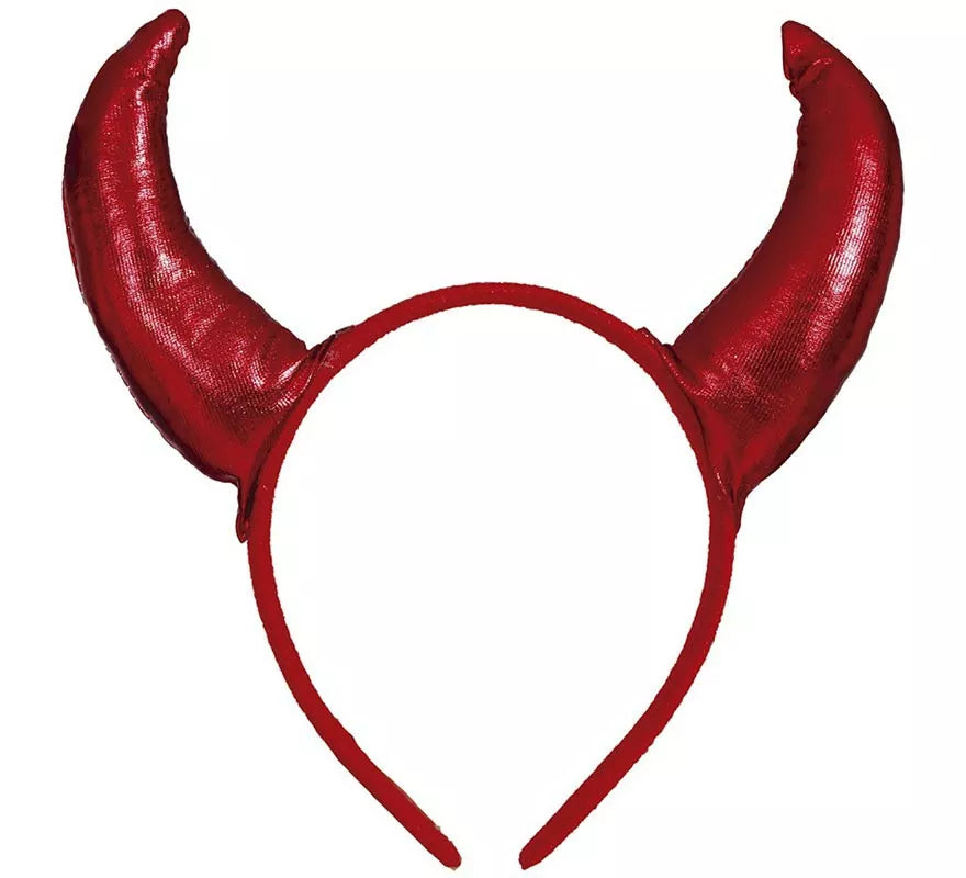Translation missing: it.Diadema Cuernos Demonio roja
