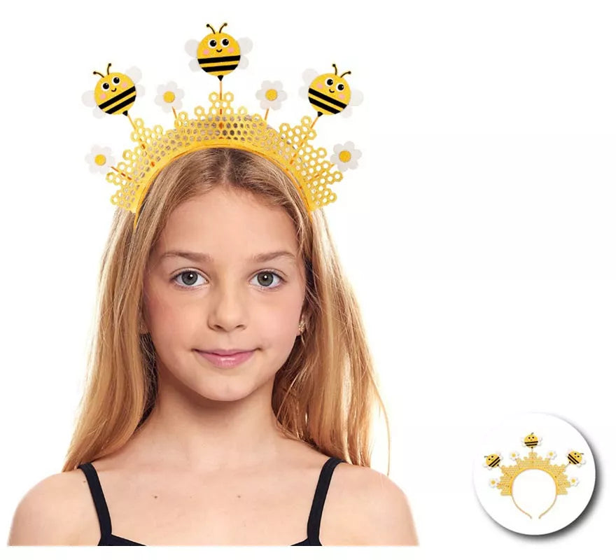 Translation missing: it.Diadema de Abeja Primavera con panal infantil