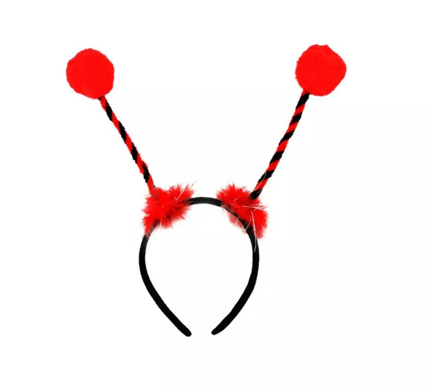 Translation missing: it.Diadema de Antenas de Mariquita rojo