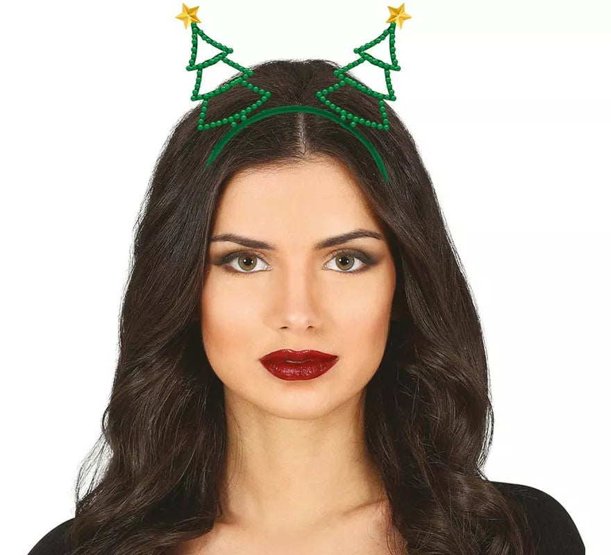 Translation missing: it.Diadema de Árbol de Navidad de borde metálico