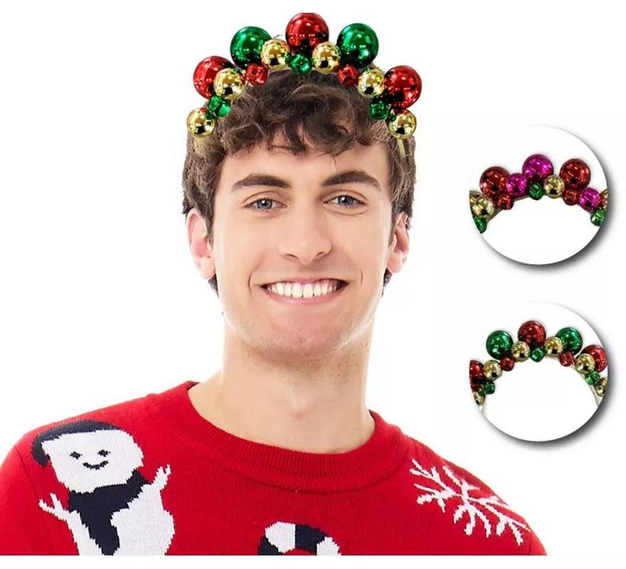 Translation missing: it.Diadema de Bolas Navideñas en colores surtidos