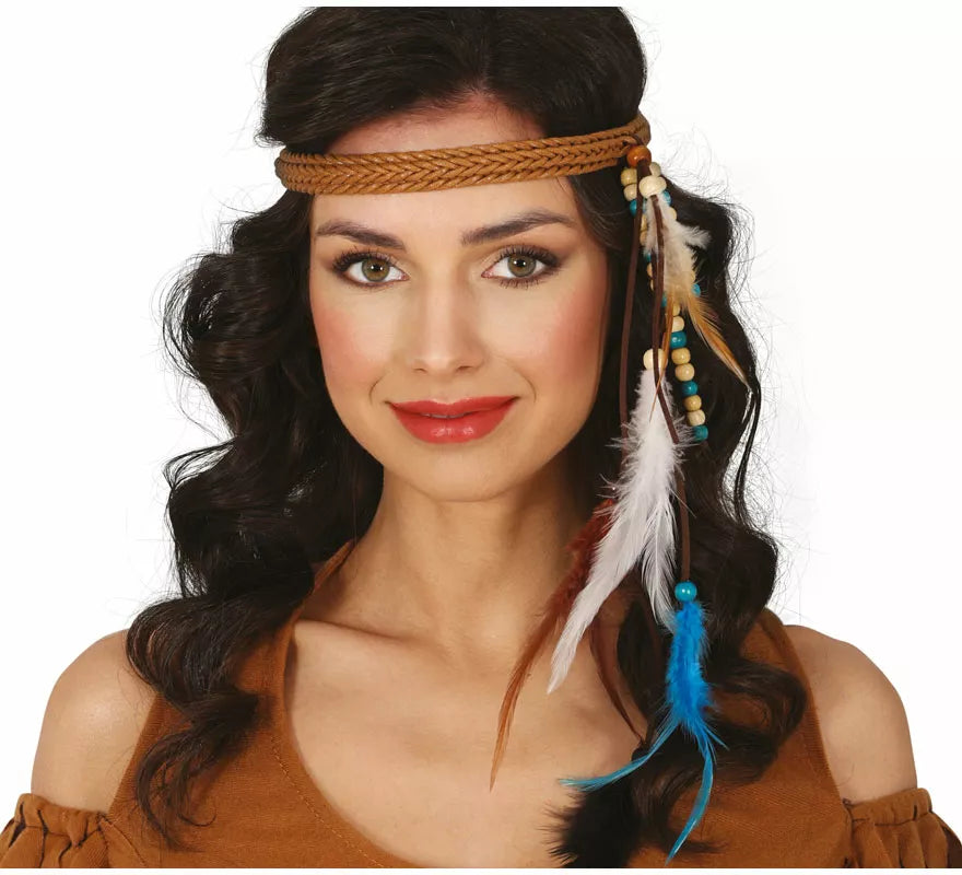 Translation missing: it.Diadema de Indio con plumas adulto