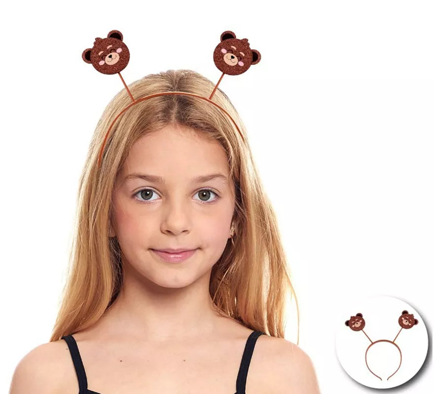 Translation missing: it.Diadema de Osito marrón infantil