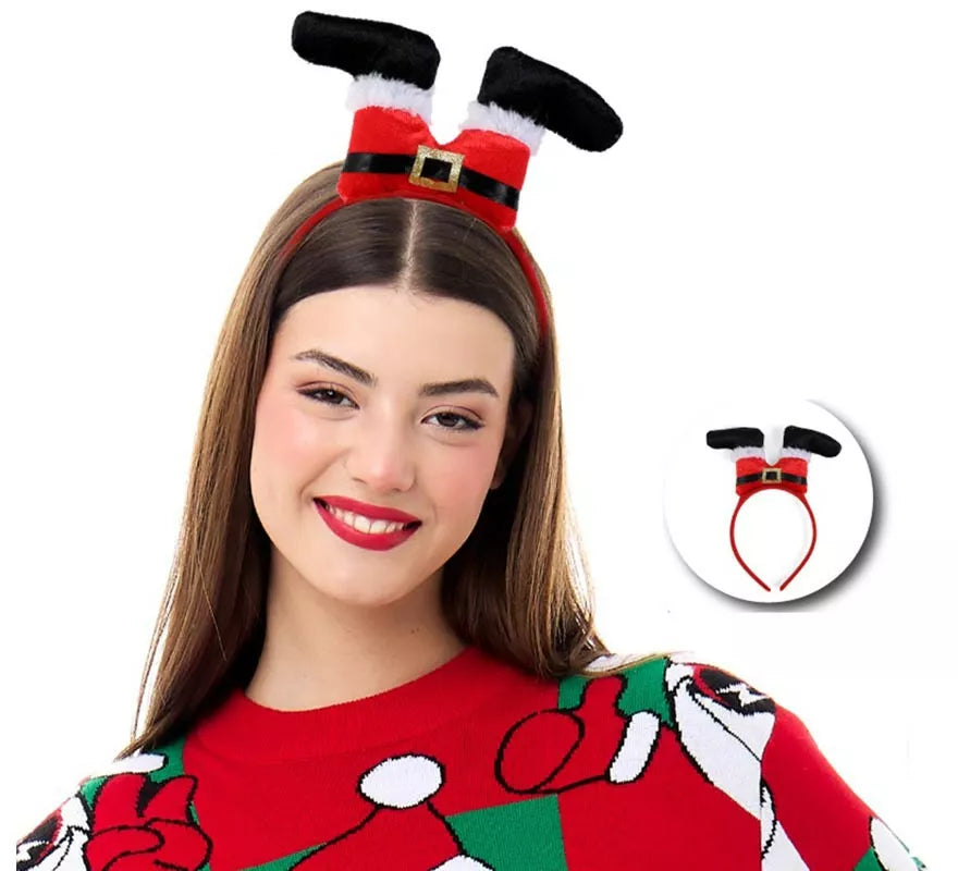 Translation missing: it.Diadema de Piernas Papá Noel con cinturón