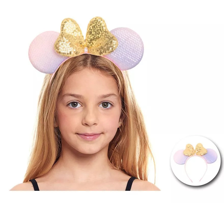 Translation missing: it.Diadema de Ratoncita Degradado con corazones