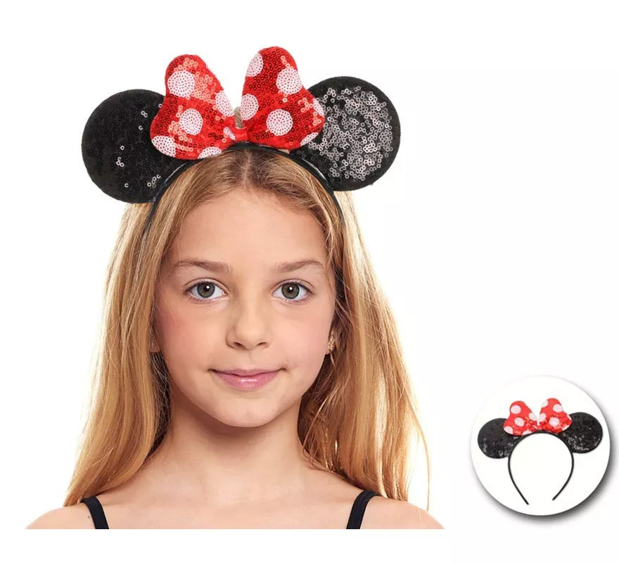 Translation missing: it.Diadema de Ratoncita famosa con lentejuelas