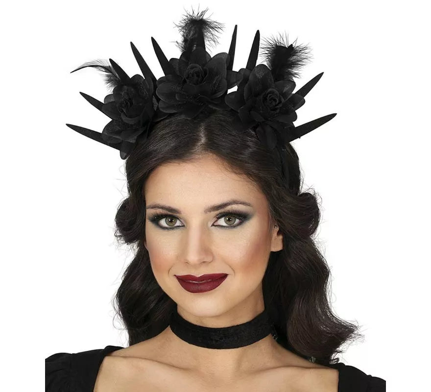 Translation missing: it.Diadema Flores negras