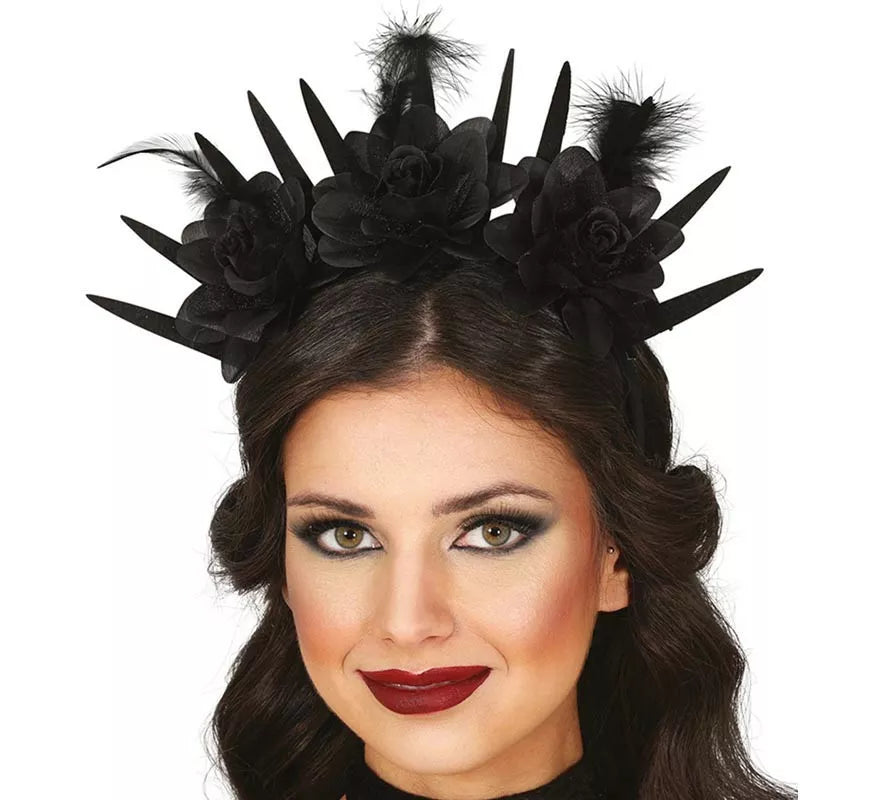 Translation missing: it.Diadema Flores negras