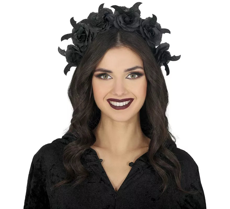 Translation missing: it.Diadema Flores negras