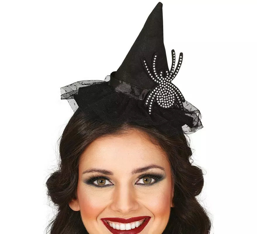 Translation missing: it.Diadema Gorrito Bruja con Araña