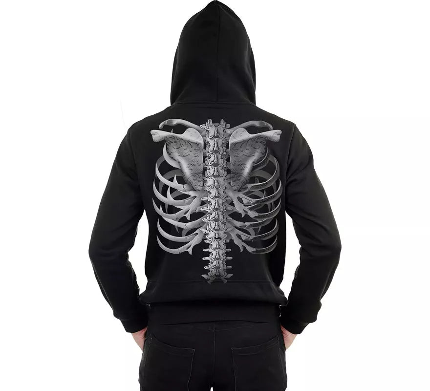 Translation missing: it.Disfraz de Asesino Esqueleto con Sudadera y Máscara para adulto