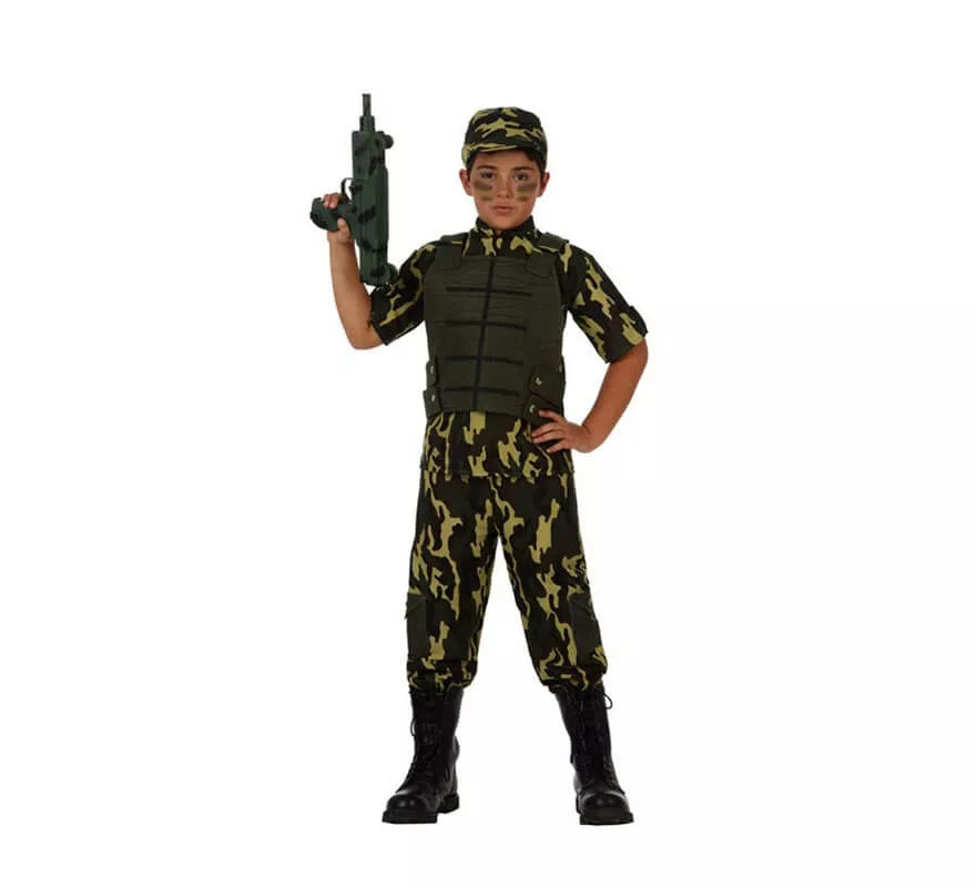 Translation missing: it.Disfraz de Camuflaje Militar para niños