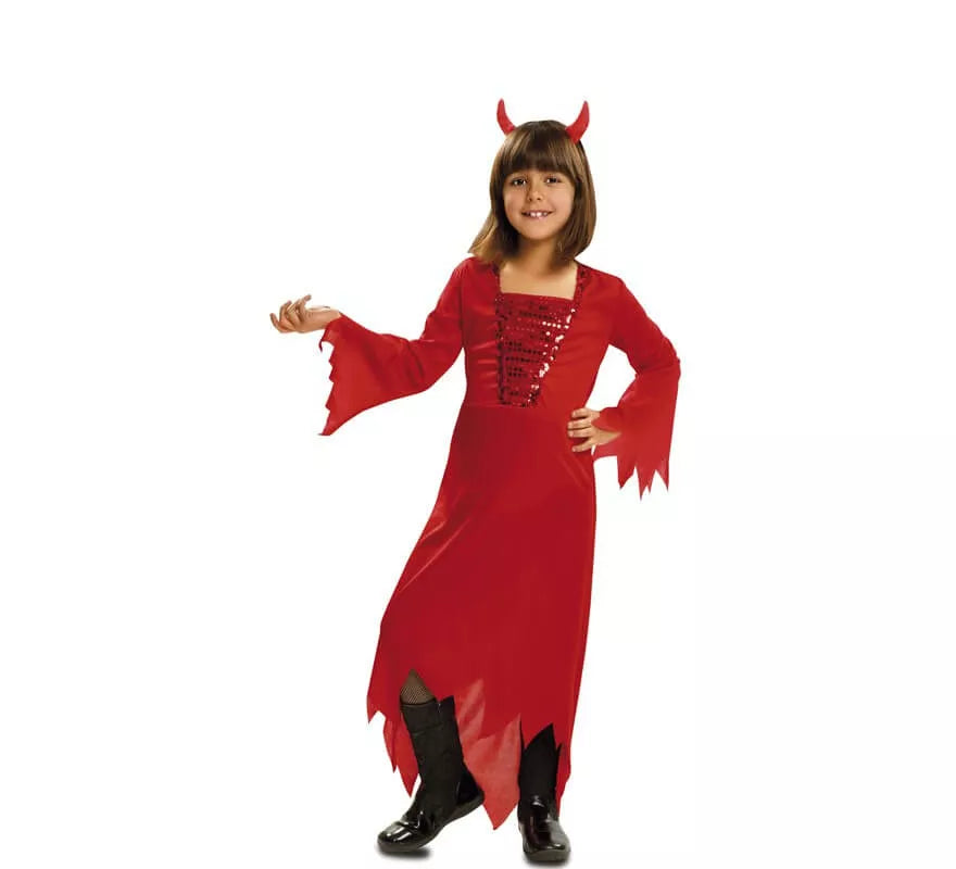 Translation missing: it.Disfraz de Demonia Roja para niña