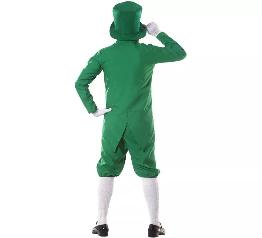 Translation missing: it.Disfraz de Duende verde Irlandés Leprechaun para hombre