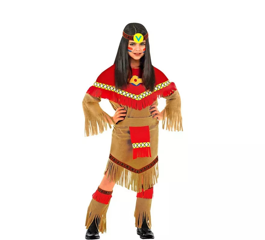 Translation missing: it.Disfraz de India Cherokee para niña