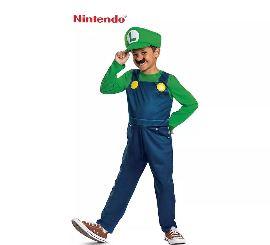 Translation missing: it.Disfraz de Luigi de Super Mario de Nintendo para niños