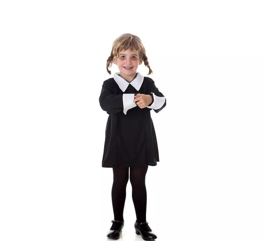 Translation missing: it.Disfraz de Niña Siniestra Clásico negro para niña