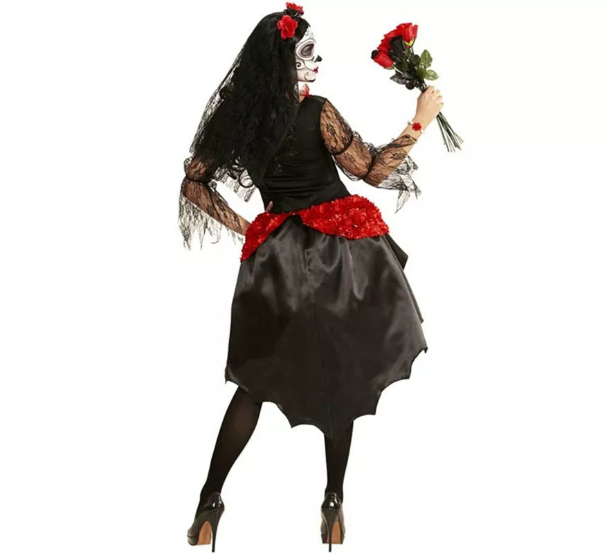 Translation missing: it.Disfraz de Novia Esqueleto Catrina para mujer
