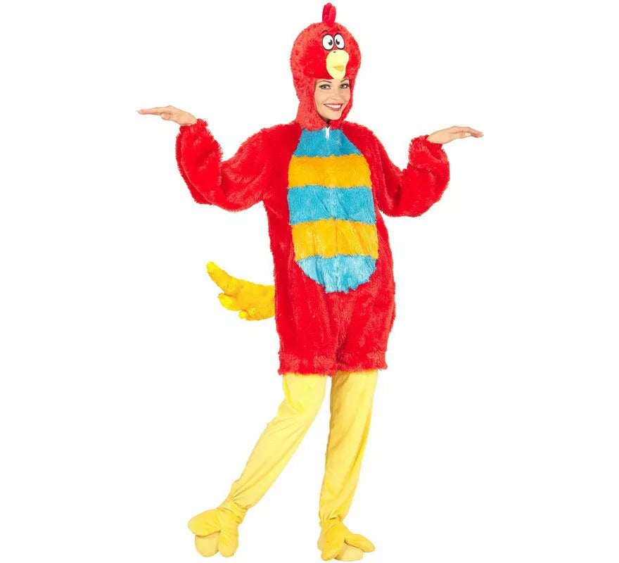 Translation missing: it.Disfraz de Pájaro Rojo en Peluche Suave para adulto