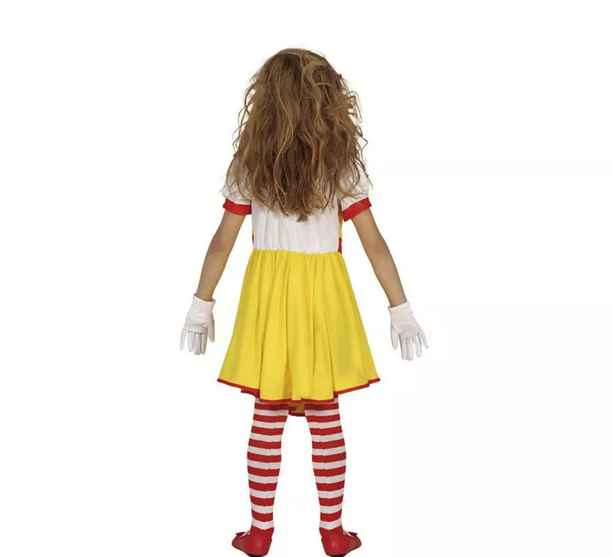 Translation missing: it.Disfraz de Payasa de Hamburguesa Asesina para niña