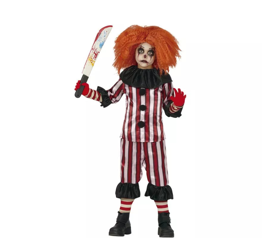 Translation missing: it.Disfraz de Payaso a Rayas para niños
