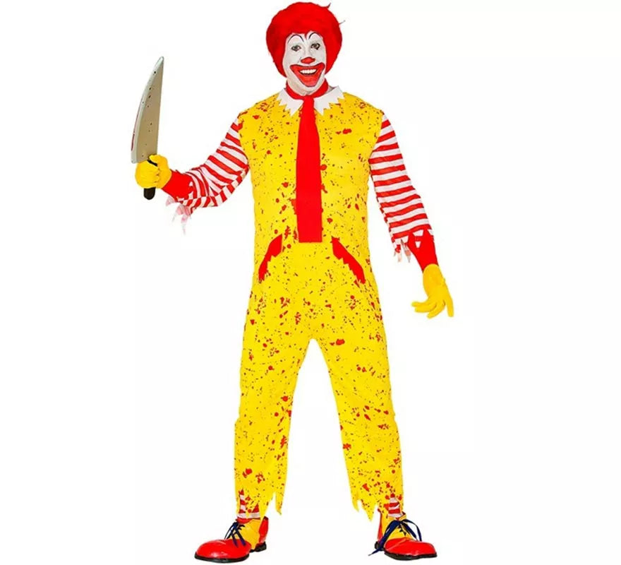 Translation missing: it.Disfraz de Payaso de Hamburguesa Asesino para hombre