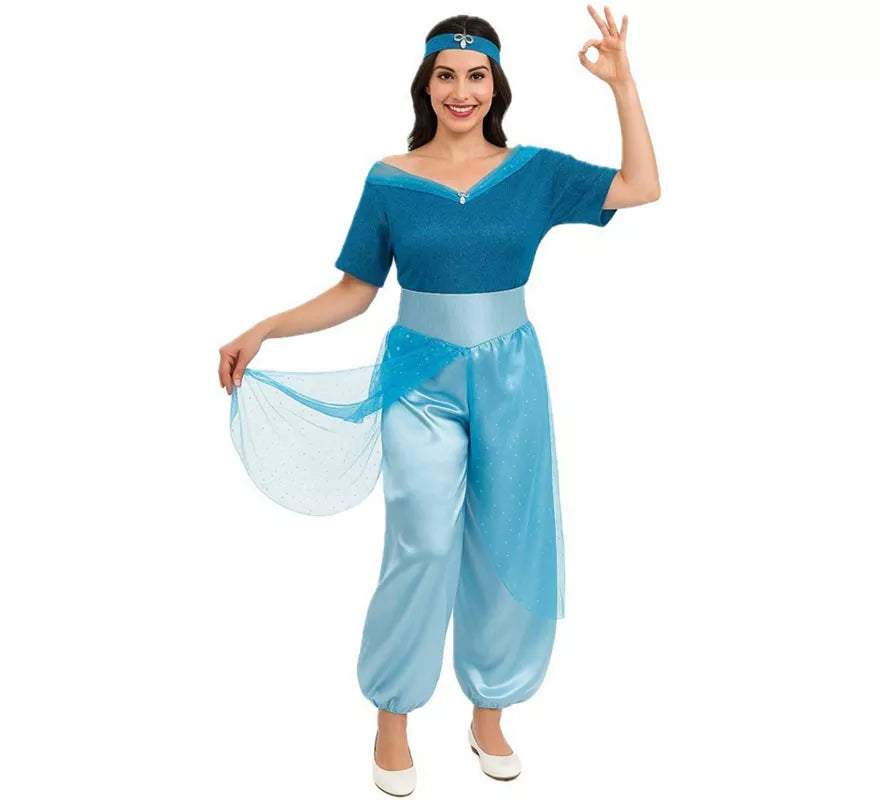 Translation missing: it.Disfraz de Princesa del Desierto Azul para mujer
