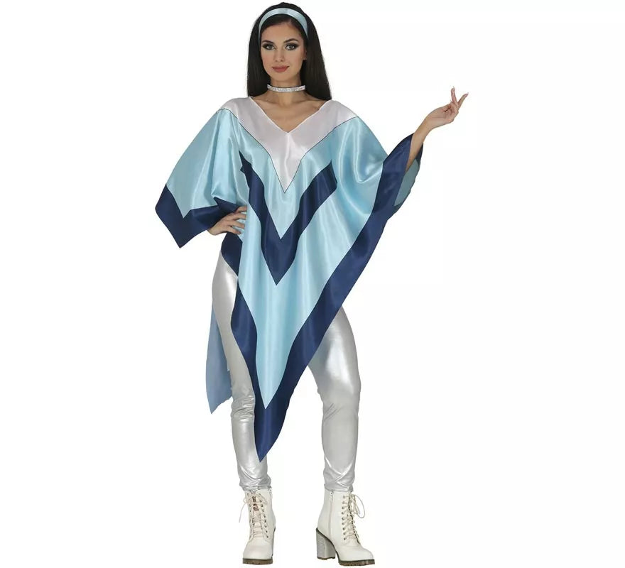 Translation missing: it.Disfraz o Poncho Disco Super Trouper para mujer