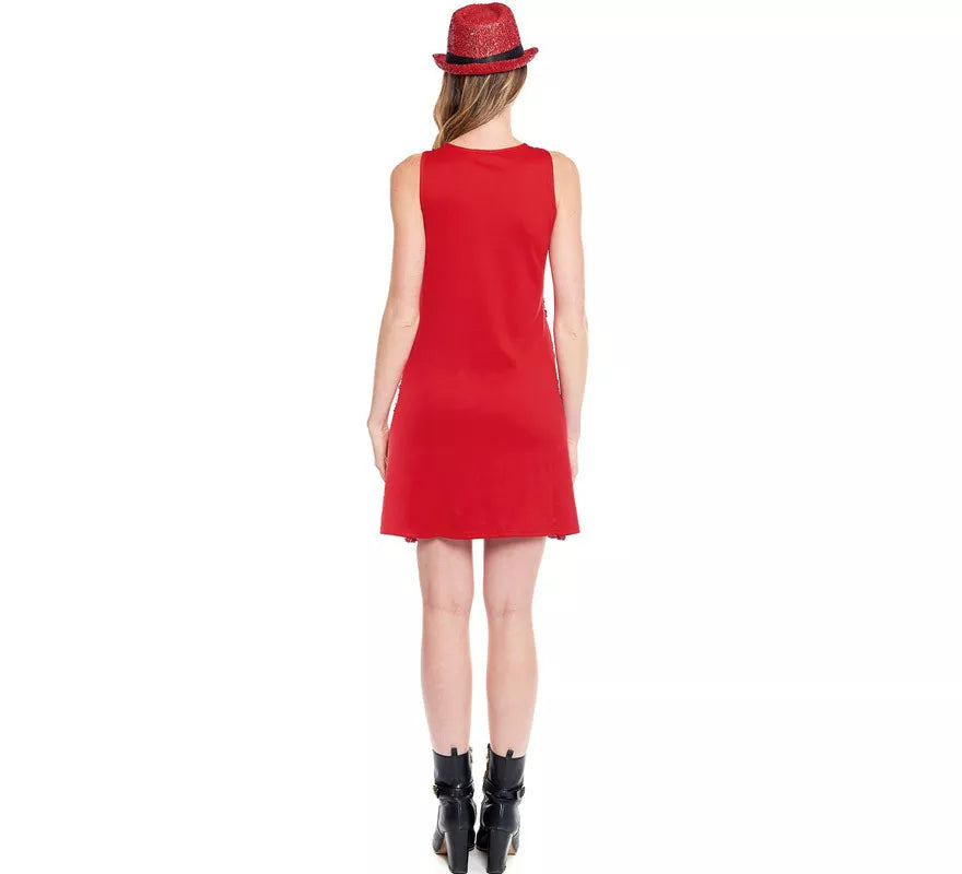 Translation missing: it.Disfraz o Vestido de Lentejuelas Rojo para mujer