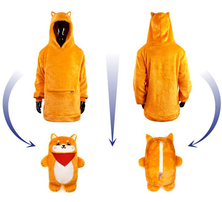 Translation missing: it.Disfraz Sudadera Peluche Aitor Akita infantil