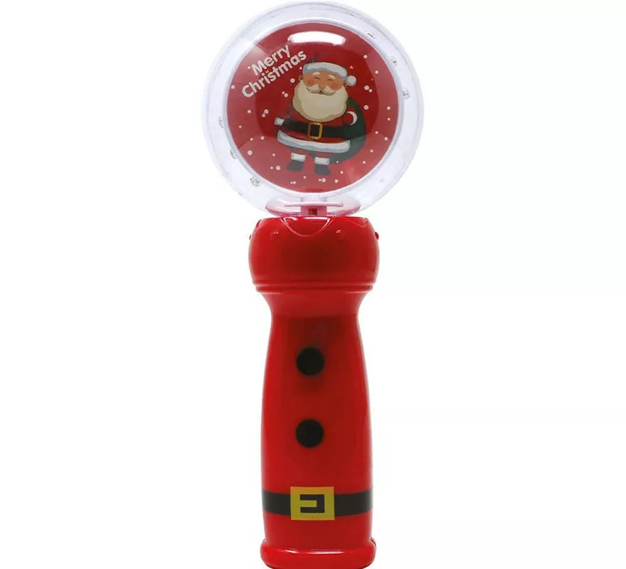 Translation missing: it.Figura de Papá Noel con varita bola y leds de 21 cm