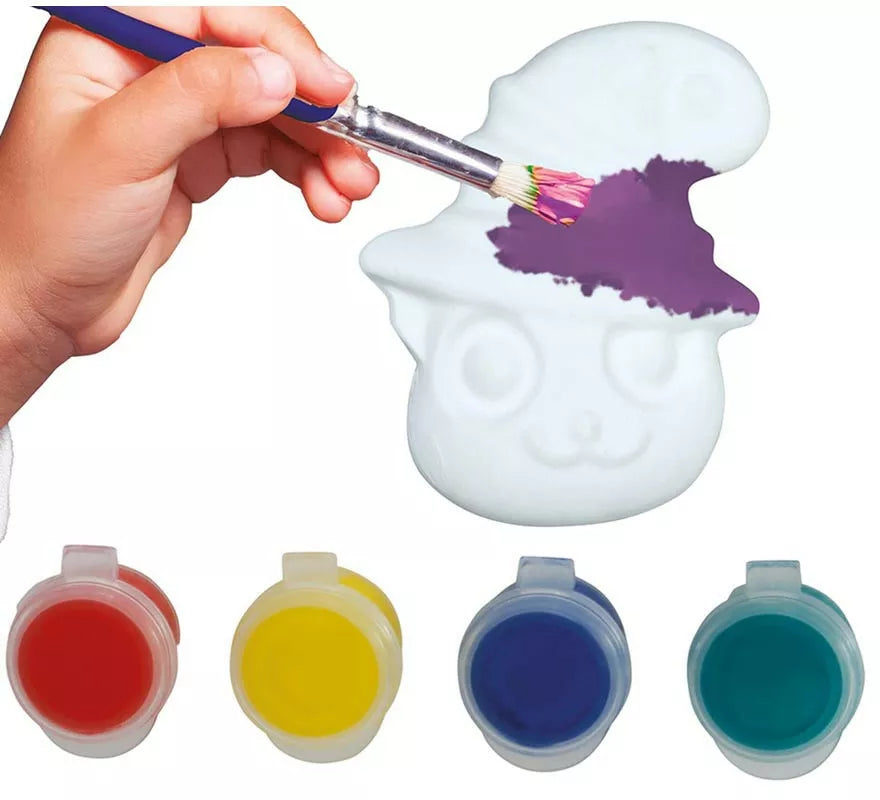 Translation missing: it.Gato Blanco para Pintar con Pinturas Incluidas