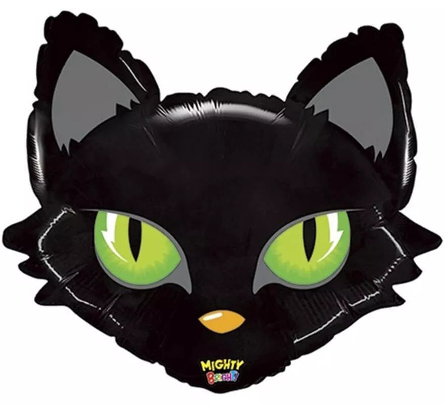 Translation missing: it.Globo Foil Metalizado de Gato Negro de 71 cm