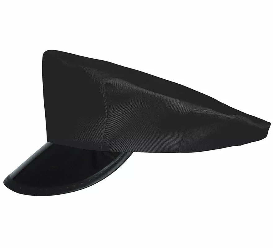 Translation missing: it.Gorra de Chofer negro adulto