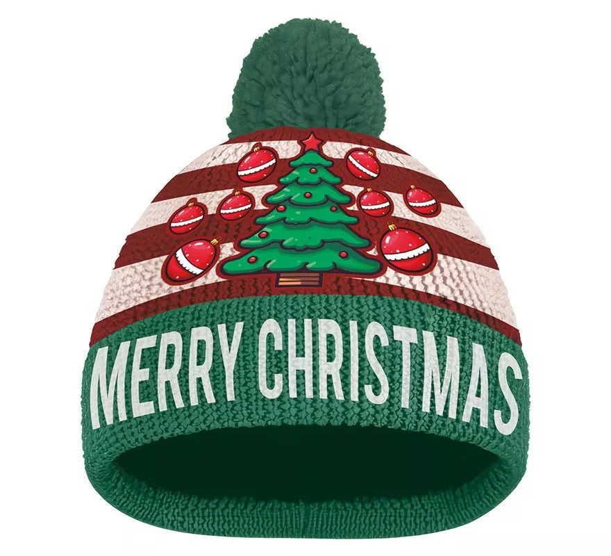 Translation missing: it.Gorro Navideño efecto verde Lana