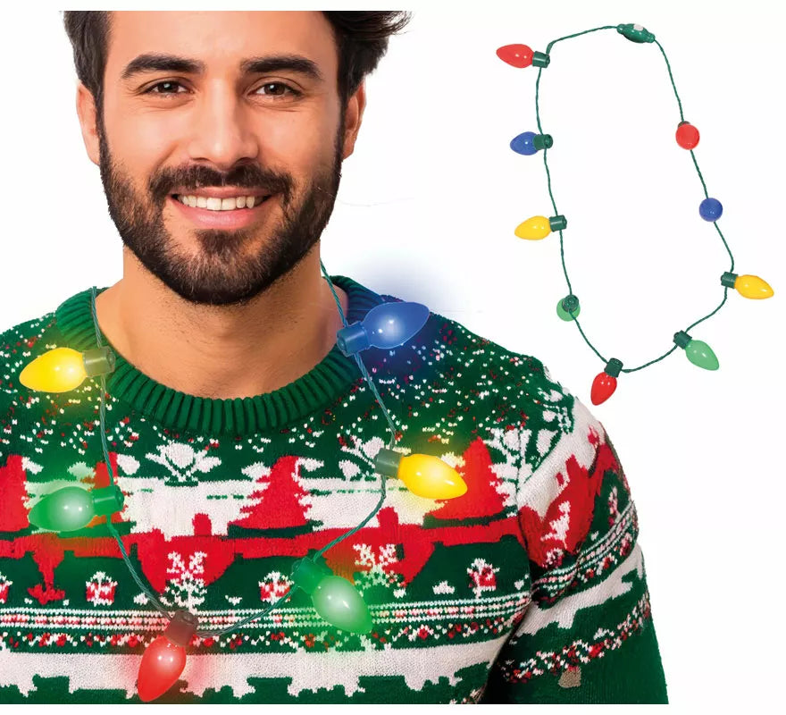 Translation missing: it.Guirnalda de 13 Leds multicolor a pilas circular